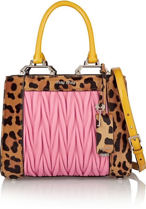 miu miu leopard print bag|miu michael's bag.